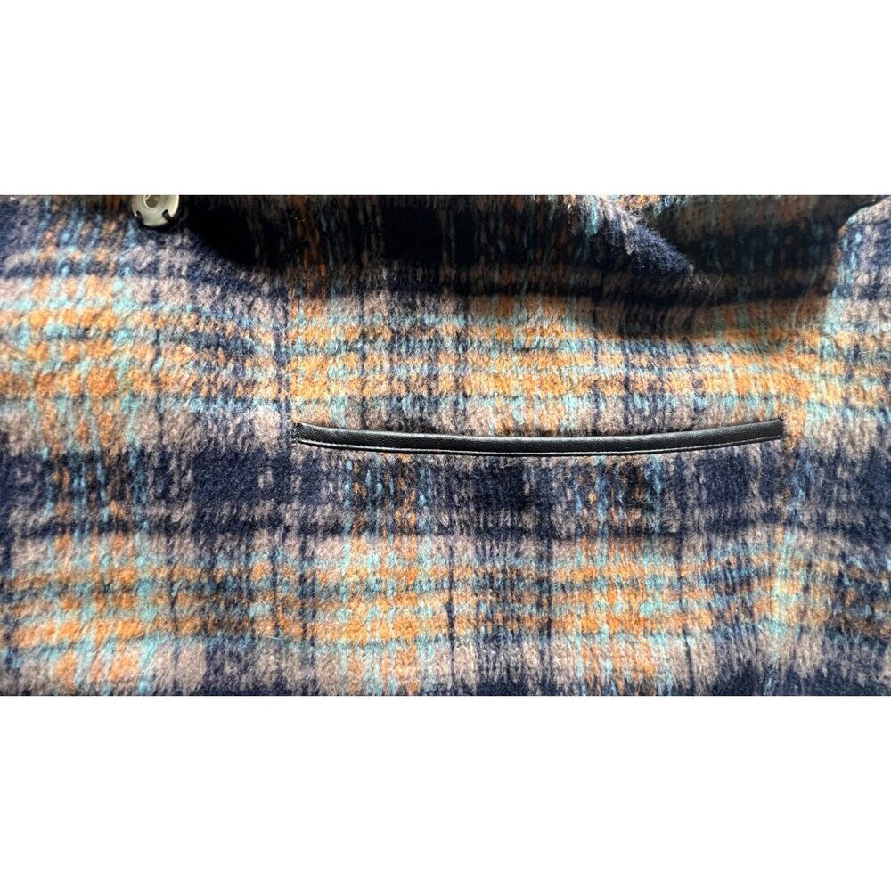 Anthropologie Andersen & Lauth Plaid Flannel Oversized Capelet Vest ALL OS - Picture 6 of 7